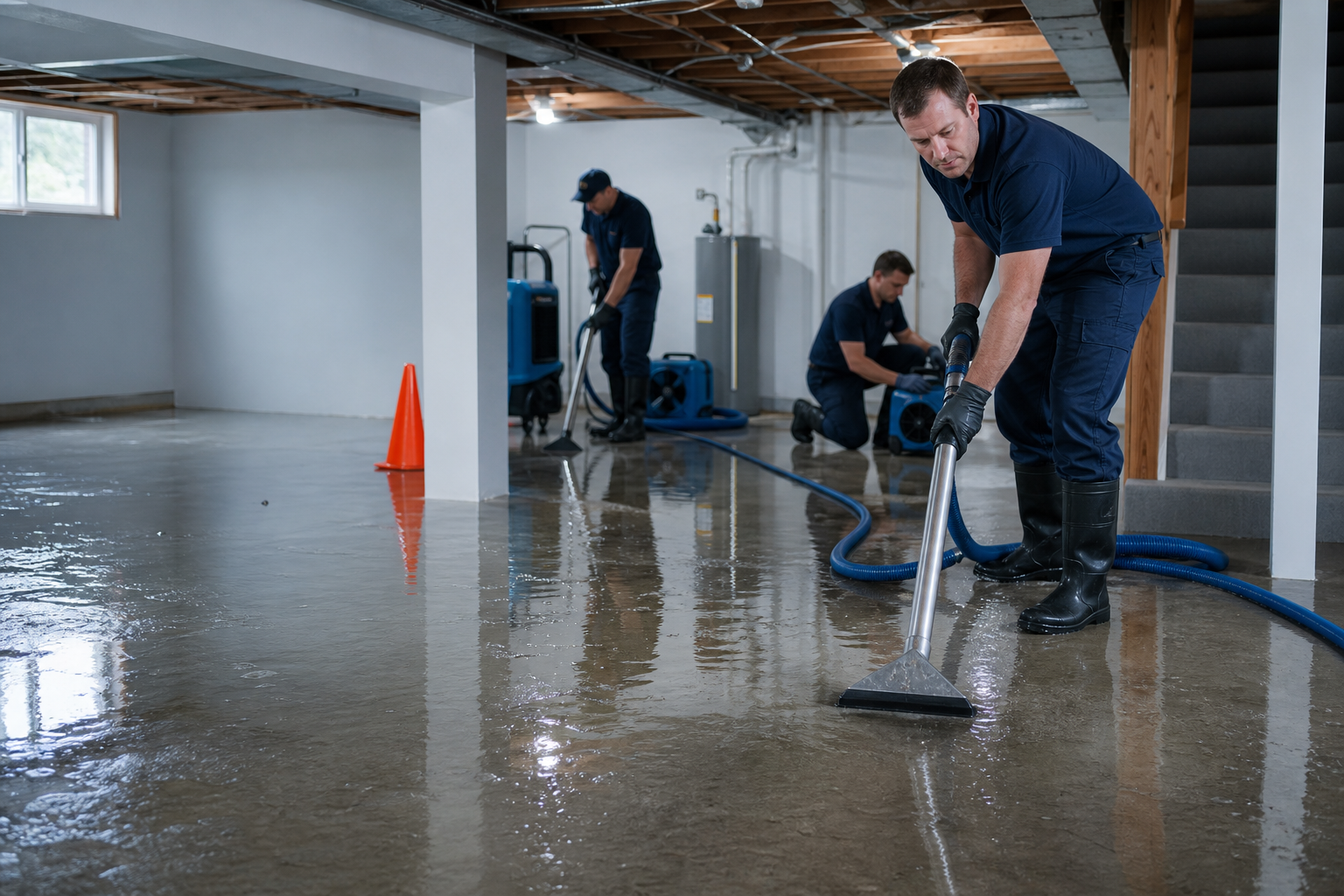 Emergency water extraction crew in Dayton Ohio
